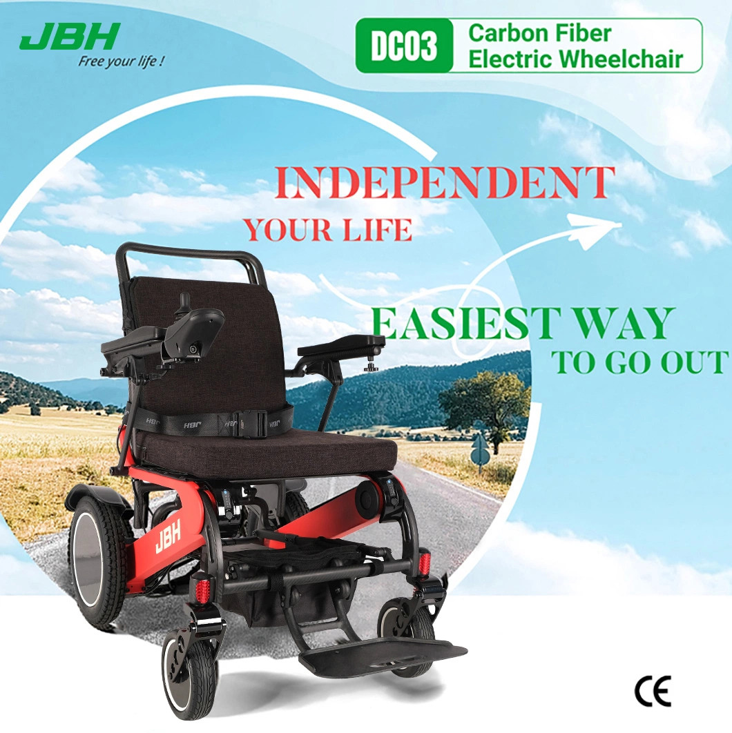 Super Light Folding Electric Carbon Fiber Wheelchair Popular Product Price