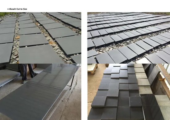 Cladding Slab Basalt Stone Price Wholesale Lava Stone Exterior Wall Cladding Black Basalt 