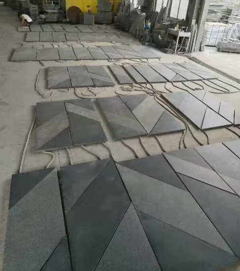 Natural Stone honed/flamed/brushed Black Basalt for interiors/outdoor floor/wall slabs/tiles/stairs/paving decoration 