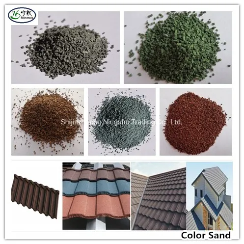 Stone Chips Stone Granules Basalt Granule for Stone Coated Steel Roof Tile 