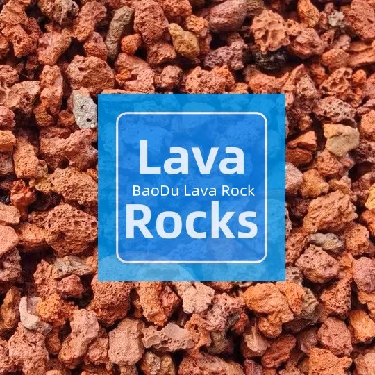 Environmental Red/Black Color Basalt Stone/ Volcanic Stone/ Lava Rock