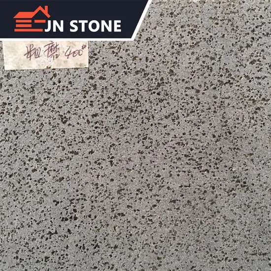 Natural Lava Stone Basalt with Big Hole Basalt Floor Paver for Outdoor 