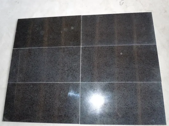 Polished Flamed Black Basalt Fuding Black G684 Black Stone 